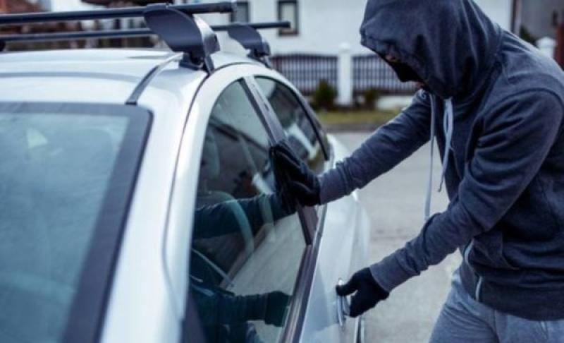 Distinctive white BMW was torched by thieves 