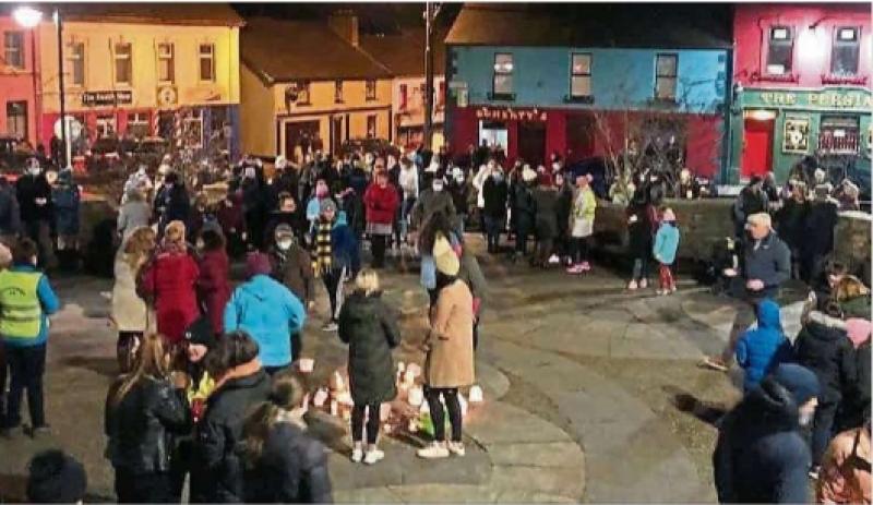 Carndonagh vigil in memory of Ashling Murphy