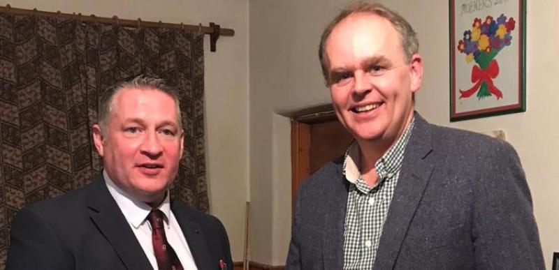 Johnny McGuinness whose official co-option delayed by one week with Joe McHugh TD