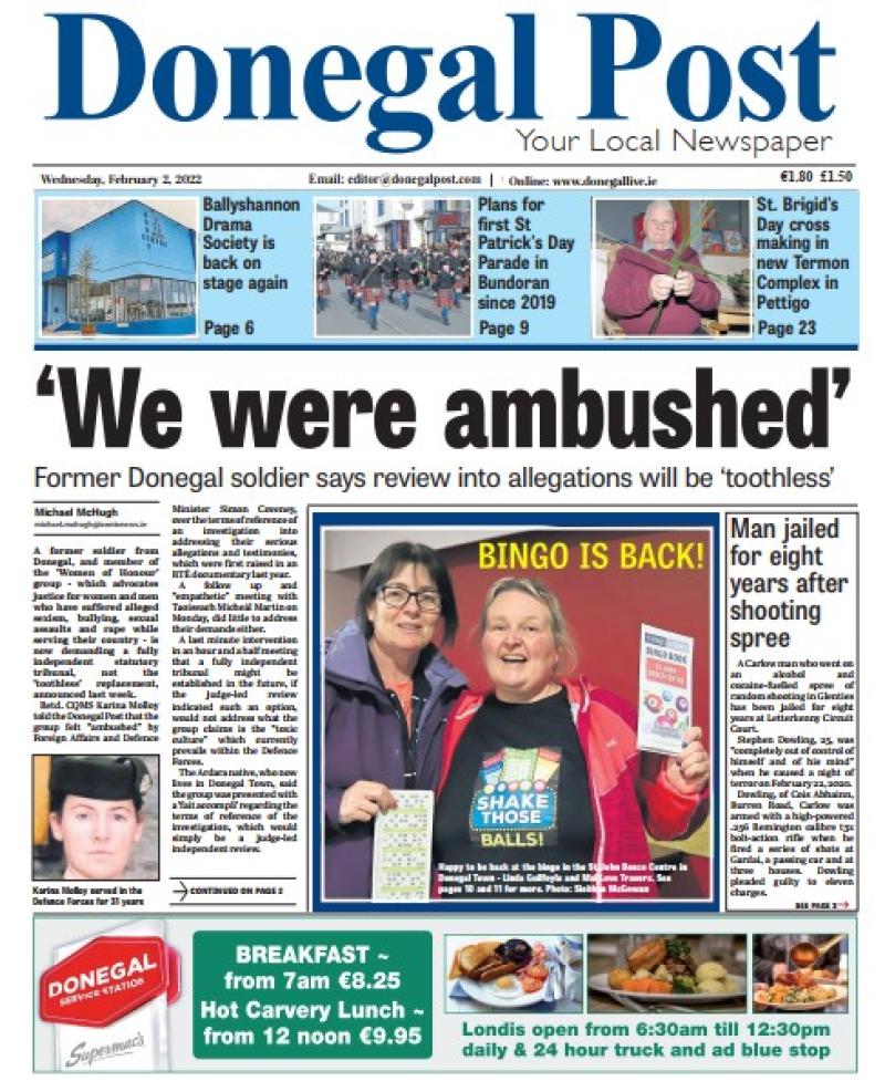 Lots to read and see inside today's edition of the Donegal Post - out every Wednesday  