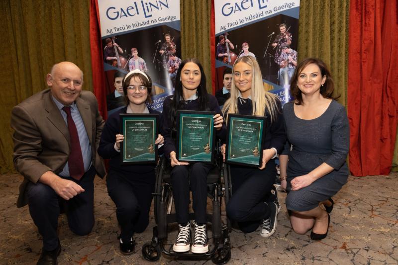 Pobailscoil Ghaoth Dobhair - All-Ireland runners up in Gael Linn debating competition