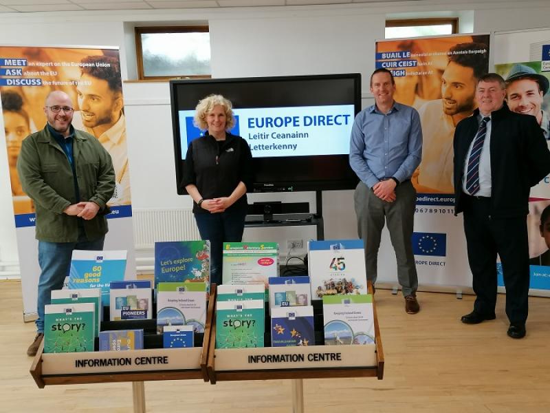 MEP is full of praise for Letterkenny Library for making EU Services accessible to all