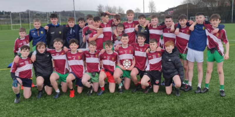 St Columba's College toast Loch an Iúir Shield final success