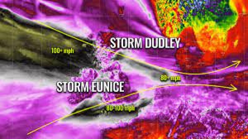 Eunice closes Donegal schools