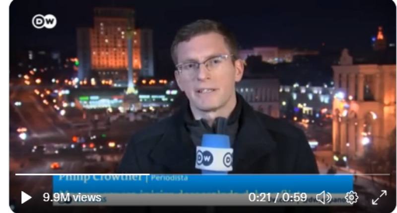 Impressive reporter goes viral while covering the situation in Ukraine 