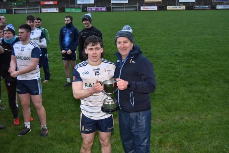 Mark McGlynn of Aodh Ruadh picks up Freshers medal with University of Ulster