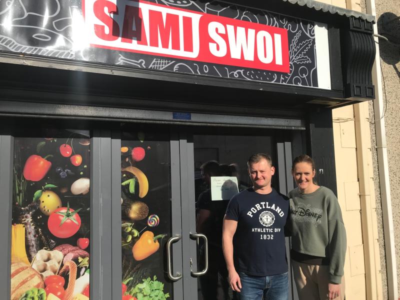 A small bit of Poland in Bundoran helping Ukrainian refugees  