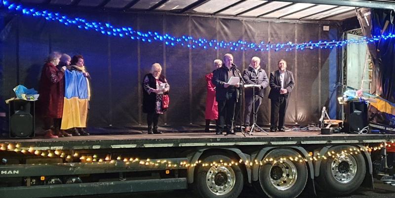 'Ukrainians are strong because we united' - Ukrainian woman tells Inishowen vigil