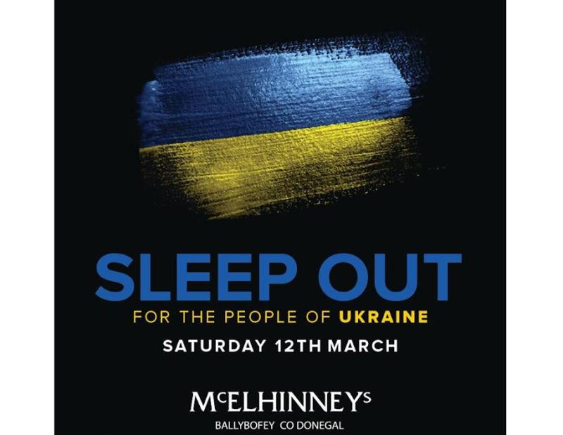 McElhinneys staff to sleep rough in solidarity with the people of Ukraine