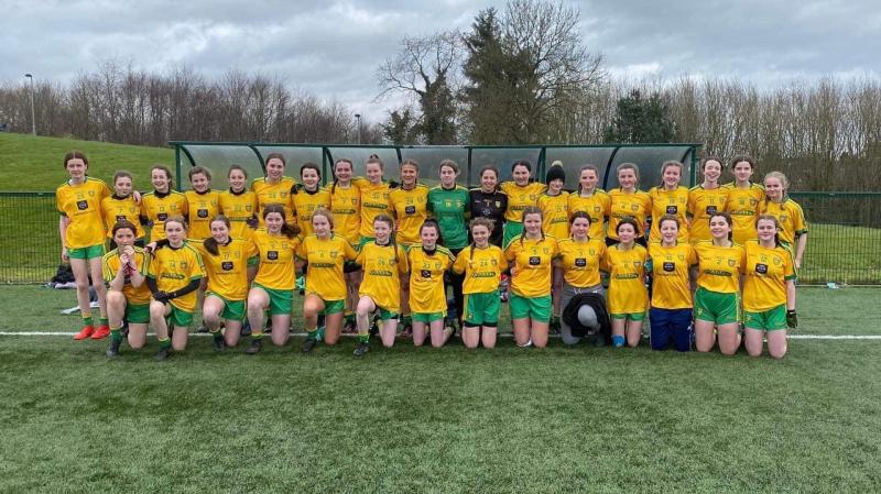 Donegal U-14 girls three from four in Ulster Championship