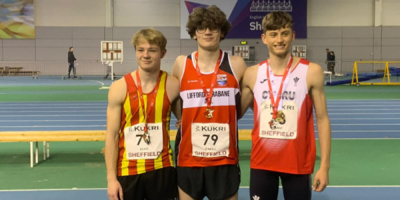Finn O’Neill impresses to win heptathlon in Sheffield