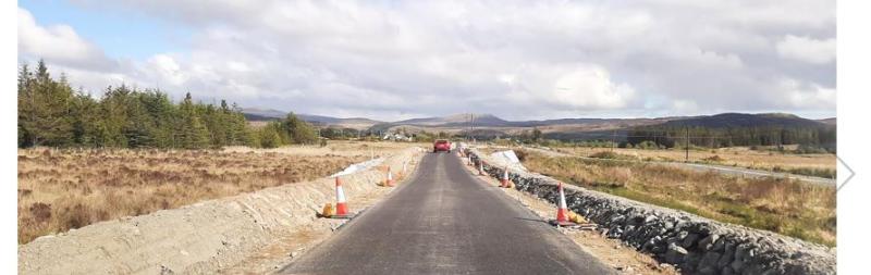 Road layout change outside Glenties from Monday next