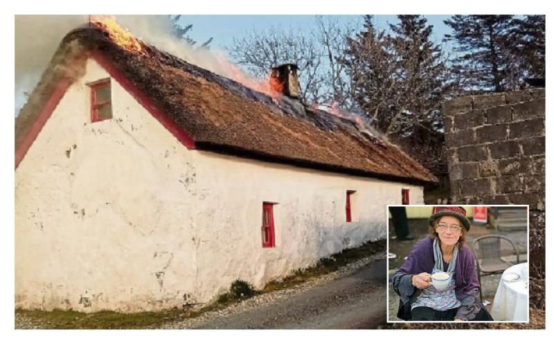 Fire destroys historic thatched cottage outside Glenties