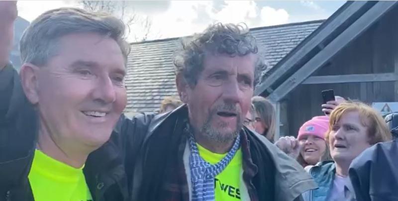 Daniel joins Charlie and hundred on the hills today