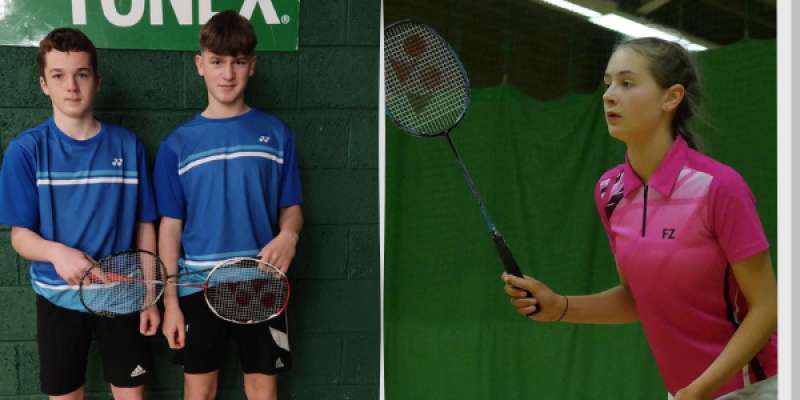 Young Raphoe badminton aces called into Ireland under-15 squad