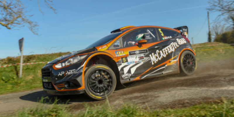 Declan Boyle finishes second at Birr Rally