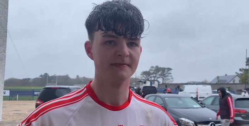 Watch: Glenfin's Sean Ward admits he didn't even know he'd goaled today