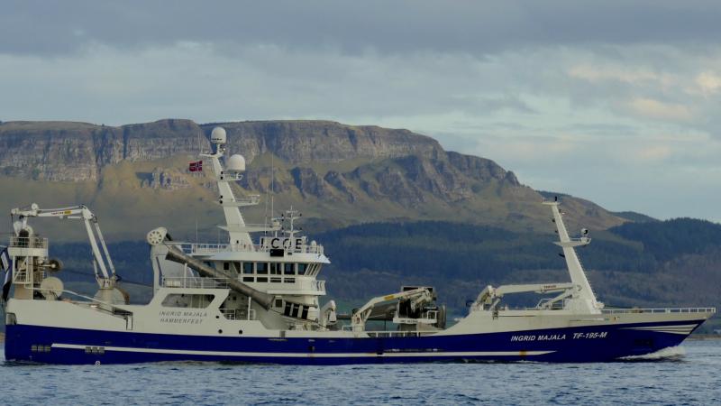 Norwegian Trawler: 'Ingrid Majala' on way to Foyle Port 