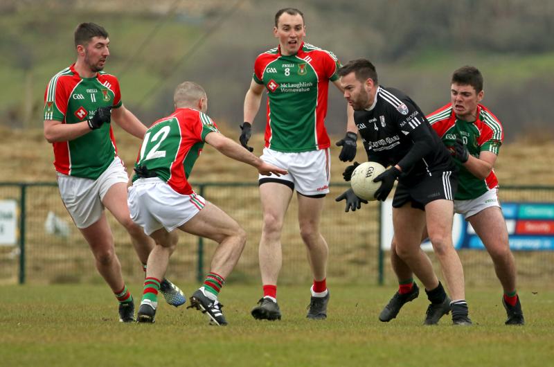 Bonner goal the difference between Na Rossa and Carndonagh