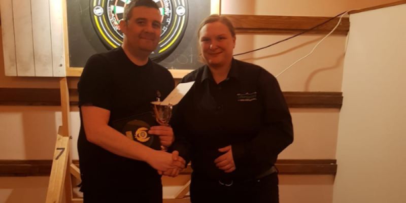 John Porter wins first annual darts open at Donaghy's