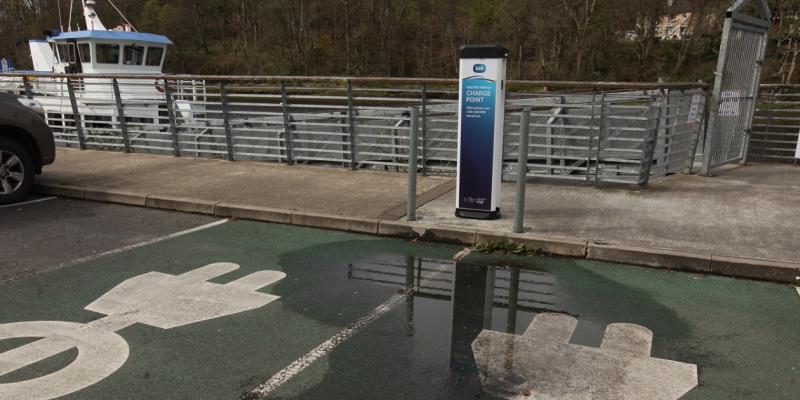 Electric car charger Donegal Town PHOTO Thomas Gallagher