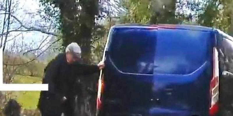 Man caught on dash cam fly tipping along Donegal-Derry border sparks outrage