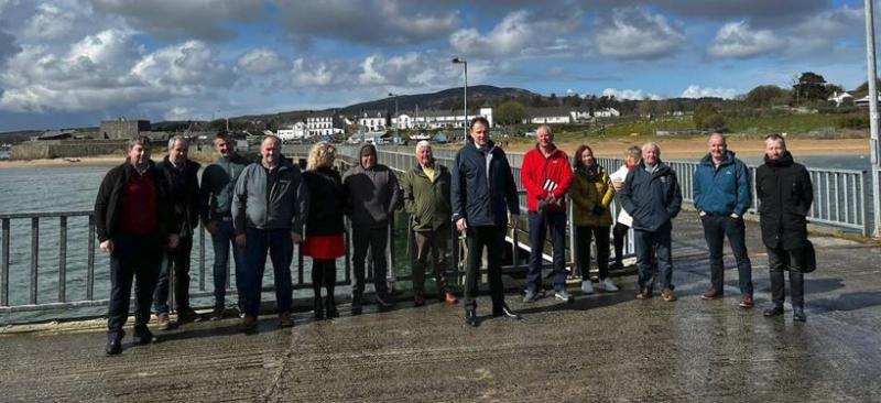 Minister meets community group at Rathmullan pier