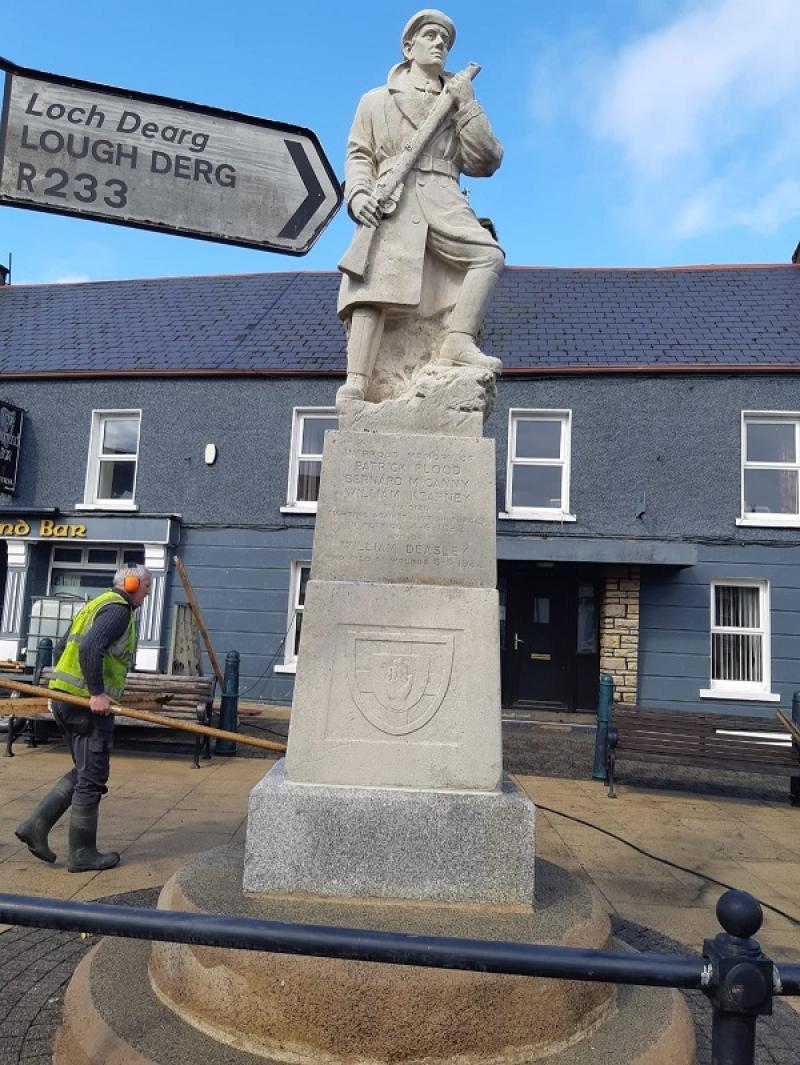 Battle of Pettigo statue repaired in time for Easter Commemoration