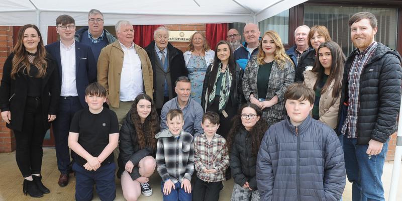 Plaque for Captain Kevin MacIntyre reinstated in former Lifford barracks