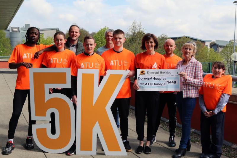 ATU Donegal Sport Centre raises €1,448 for Donegal Hospice