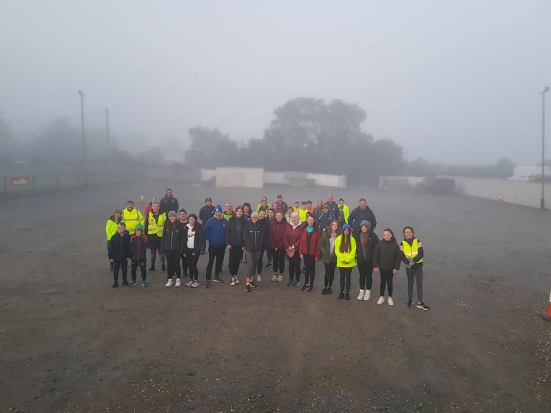 Castlefin group takes part in their own Darkness Into Light walk