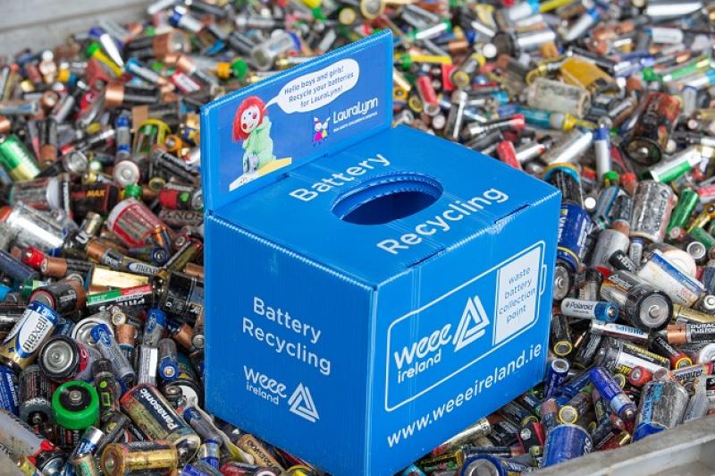Donegal Battery recycling at 14 AA batteries per person but still not enough