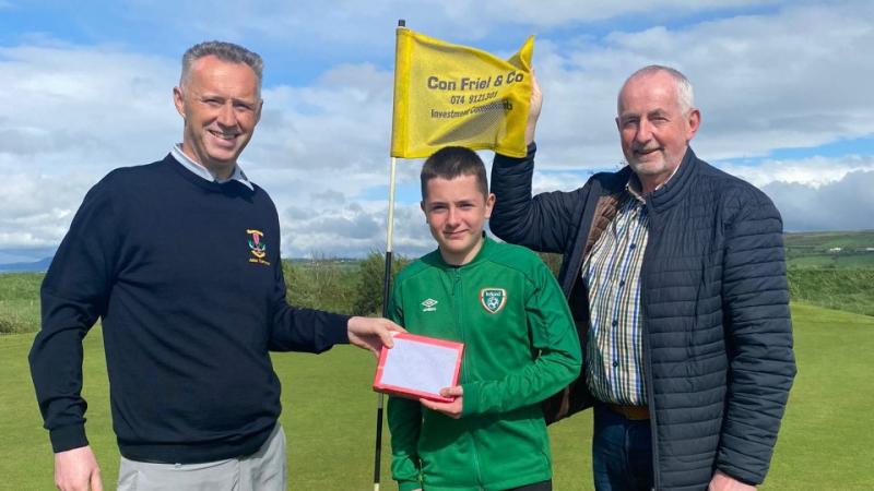 A family affair as young Donal drives his way to a glorious ace 