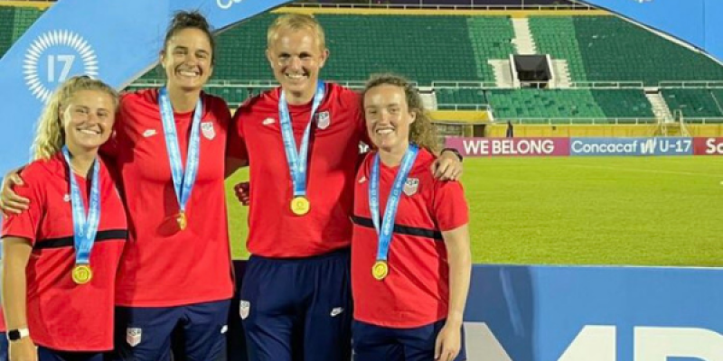 Kate Keaney toasts Concacaf glory with US U17s