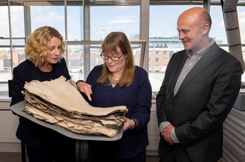 Funding to conserve historic Killybegs port related records saved from 1922 fire