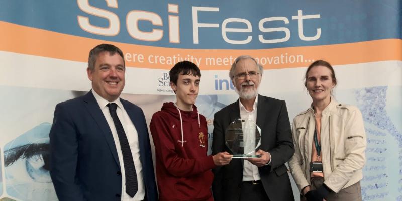 Abbey VS student wins Scifest with genius game to help students with dysgraphia