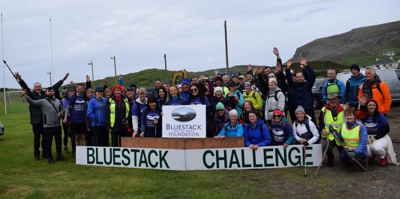 In Pictures - 400 people walk in special 20th anniversary Bluestack Challenge