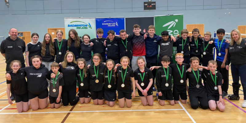 All-Ireland joy for Donegal under-15 badminton team