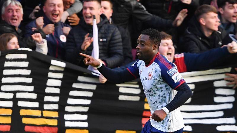 Former Finn Harps striker Tunde Owolabi bags treble against Bohemians