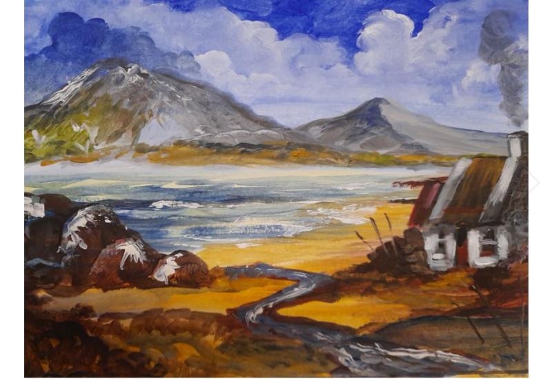 Online art workshop turns into an exhibition in Inver