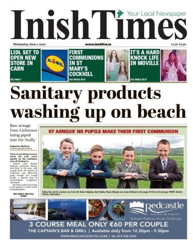 Here's what's in this week's Inish Times