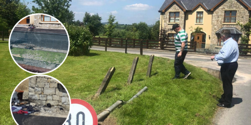 'A miracle nobody was killed': Speeding car crashes into Manor house