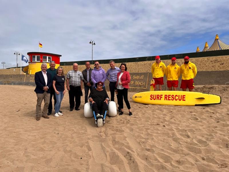 Bundoran becomes 8th Donegal beach to have special beach wheelchair