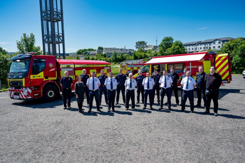 New state of the art €250k Water Tanker and Incident Command Unit handover