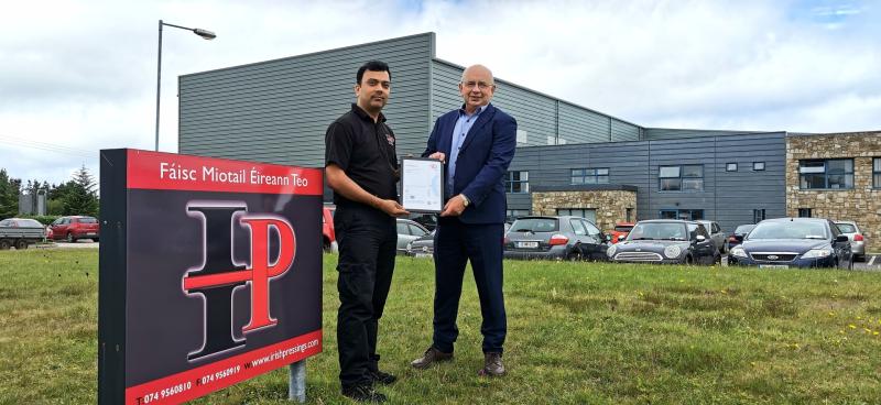Environmentally conscious Gaoth Dobhair firm gets another major international  accreditation