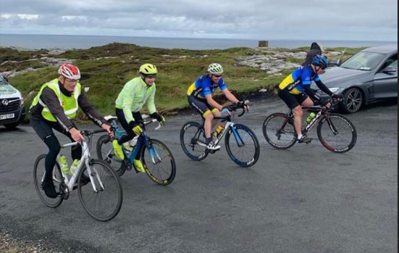 Donegal cyclists complete non-stop cycle  from Mizen to Malin Head