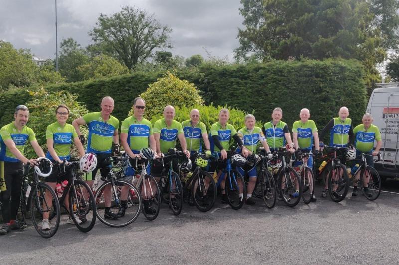 Finn Wheelers start the last section of Mizen to Malin Head charity cycle today