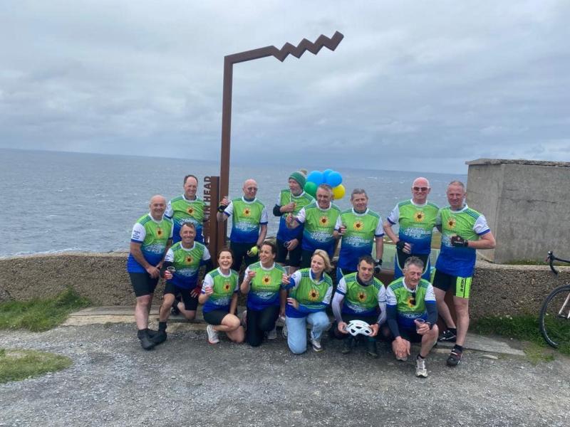 Finn Wheelers complete the Mizen to Malin Head charity cycle in style