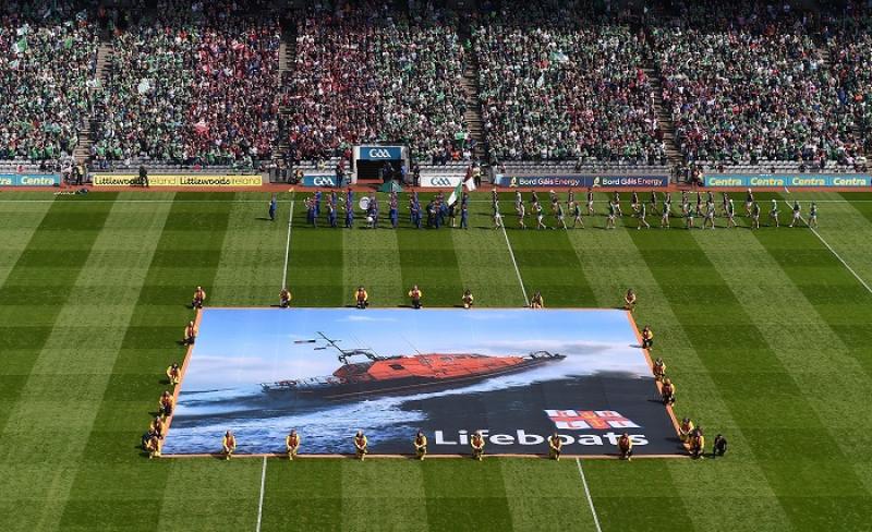 Bundoran RNLI lads arrive in Croke Park without hurl or sliother