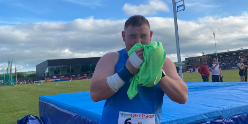Breaking: John Kelly sets new Irish shot put record